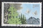 NORVEGE N 903 o Y&T 1986 EUROPA Protection de la nature