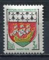 Timbre FRANCE  1958  Neuf *    N 1185  Y&T  Nantes  Nice