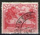 **   PAKISTAN    1 A  1954  YT-67  " Lahore - Mosque Badshahi "  (o)   **