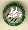 Insigne rsistance , Corps Franc / Gpt. VENDOME   - C0  