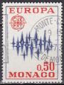 MONACO N 883 de 1972 oblitr "europa" 