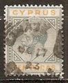 chypre - n 68  obliter  - 1921/23 