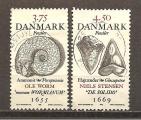 Danemark N Yvert 1198/99 (oblitr)