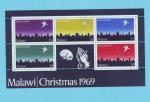 MALAWI CHRISTMAS NOEL COLOMBE PAIX 1969 / MLH* TRACES DE CHARNIERES