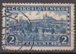 EUCS - Yvert n 225 - 1926 - Prague, Hradcany et le pont Charles