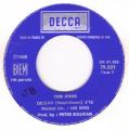 SP 45 RPM (7")  Tom Jones  "  Delilah  "