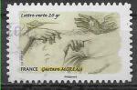 2015 FRANCE Adhesif 1087 oblitr, cachet rond, toucher, Moreau