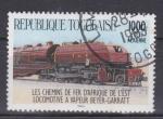 Togo 1984 YT PA530 Obl Locomotive Beyer Garratt Afrique de l'est