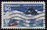 -U.A./U.S.A. 1991 - P-A/Airmail, trait de l'Antarctique  - YT A 123/Sc C 130 
