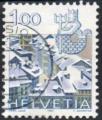 Suisse 1982 - Zodiaque: Verseau & vieille ville de Berne - YT 1156 