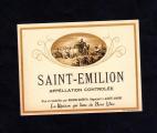 Ancienne tiquette de vin : Saint-Emilion , st