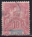 inde franaise - n 14  obliter - 1900/07