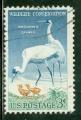 tats-Unis 1956 Y&T 612b oblitr Oiseaux Grues du Texas