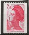 FRANCE  ANNEE 1985  Y.T N2379 NEUF**  timbre de roulette sous faciale