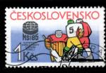 Tchecoslovaquie Yvert N2625 Oblitr 1985 Hockey sur glace 