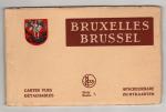 Belgique. Carnet de 10  cartes Bruxelles, cartes vues dtachables (MANQUE UNE)