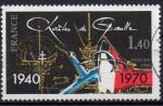 2114 - Charles de Gaulle : Appel du 18 Juin 1940  - Oblitr - anne 1980