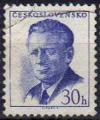 Tchcoslovaquie 1958 - Prsident Antonin Novotny, 30h - YT 965 