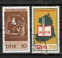 DDR - 1967 - YT n  984 & 989 oblitr