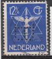 Pays-Bas 1933 Y&T 253 perforé oblitéré  