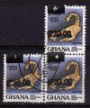 GHANA N 983 Y&T o 1988-1991 Poids ashanti en or en forme de scorpion