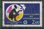 1983 FRANCE 2260 oblitr, cachet rond, communications