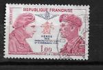France  N 1773  Pierre Bourgoin et Philippe Kieffer parachutistes  1973