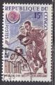 CONGO N 195 de 1966 avec oblitration postale