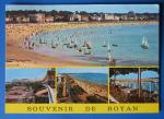 CP 17 Royan - Souvenir Front de mer Plage Promenade multivues (timbr 1982)
