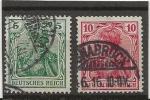 ALLEMAGNE EMPIRE  ANNEE 1902-05   Y.T N69-83 OBLI 
