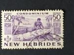 Nouvelles Hbrides 1953 - Y&T 162 obl.
