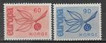 NORVEGE N°486/487* (Europa 1965) - COTE 3.00 €