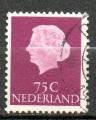 Pays-Bas Yvert N609 Oblitr 1953 Reine JULIANA  75c