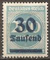 allemagne (empire) - n 261  neuf/ch - 1923
