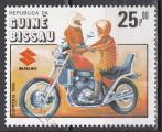 GUINEE BISSAU "les motos" n 341 de 1985 oblitr