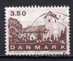 Timbre DANEMARK  Obl  N 989 Edifices Eglise