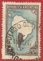 Argentina 1945-48.- Mapa. Y&T 454. Scott 536. Michel 511.