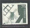 Sweden - Scott 763b   windmill / moulin