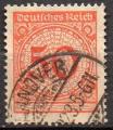 1923 - Deutsches Reich - Mi N 342 - 50 Pf rouge-orange