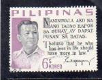 Philippines oblitr n 587 10 ans proclamation prsident Magsaysay PH11513