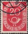 Allemagne Ouest/W. Germany 1951 - Cor postal - YT 16 