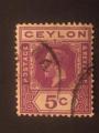 Ceylan 1921 - Y&T 206 obl.