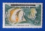 Mali 1961 - Nr 11 - Poisson Chaetodom Luciae Neuf**