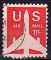-U.A./U.S.A. 1971 - Silhouette d'avion de ligne  raction - YT A 74 / Sc C 78