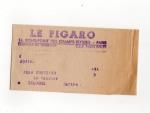 Bande journal " le Figaro " ( dest : Abb Brossard Le Rancher  Tloch ( Sarthe