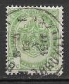 Belgique - 1907 - Yt n 83 - Ob - Armoiries 5c vert