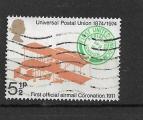 GB N 726 1er courrier par poste aerienne 1974