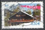 France 2004; Y&T n 3711; 0,50 chalet des Alpes, portrait rgions