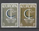 Europa 1966 Luxembourg Yvert 684 et 685 neuf ** MNH