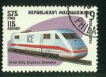 Madagascar 1993 - oblitr - train (inter city express Siemens)